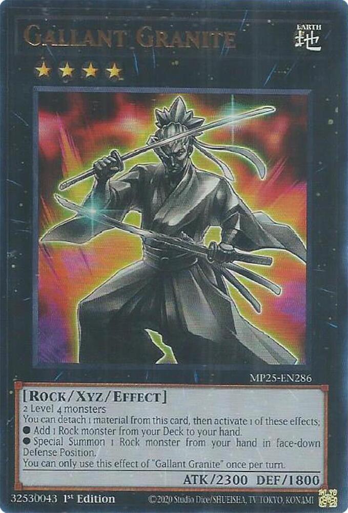Gallant Granite MP25-EN286 card from 2025 Mega-Pack