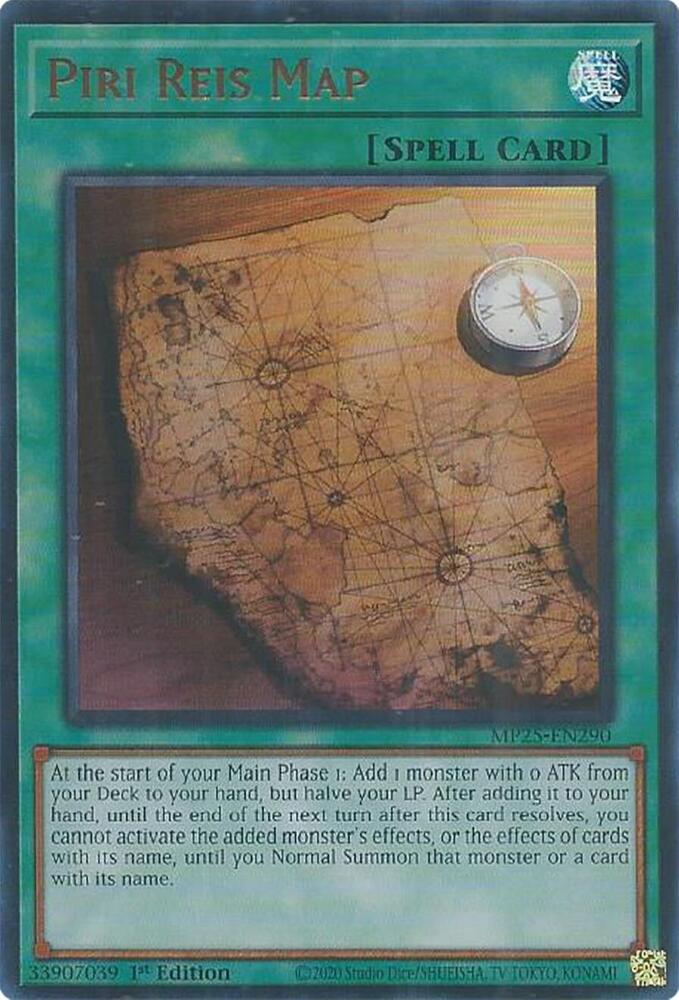Piri Reis Map MP25-EN290 card from 2025 Mega-Pack