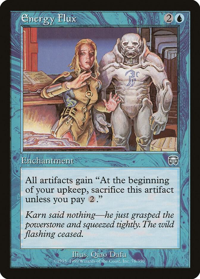 Energy Flux 78 card from Mercadian Masques
