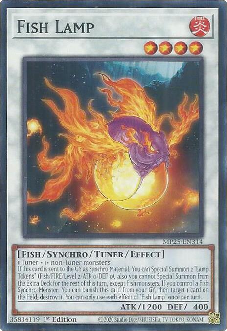 Fish Lamp MP25-EN314 card from 2025 Mega-Pack