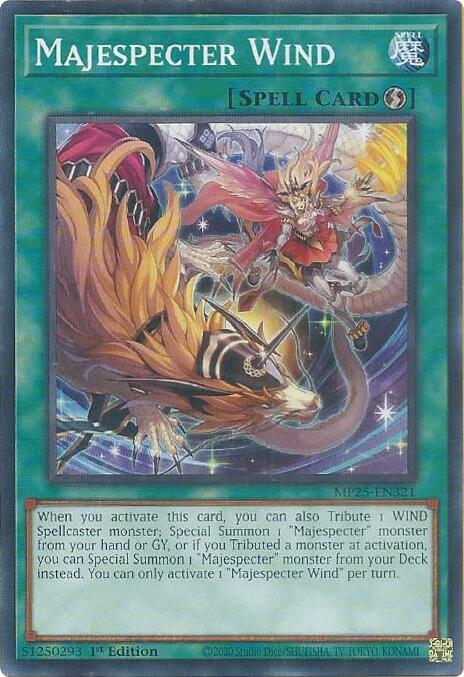 Majespecter Wind MP25-EN321 card from 2025 Mega-Pack