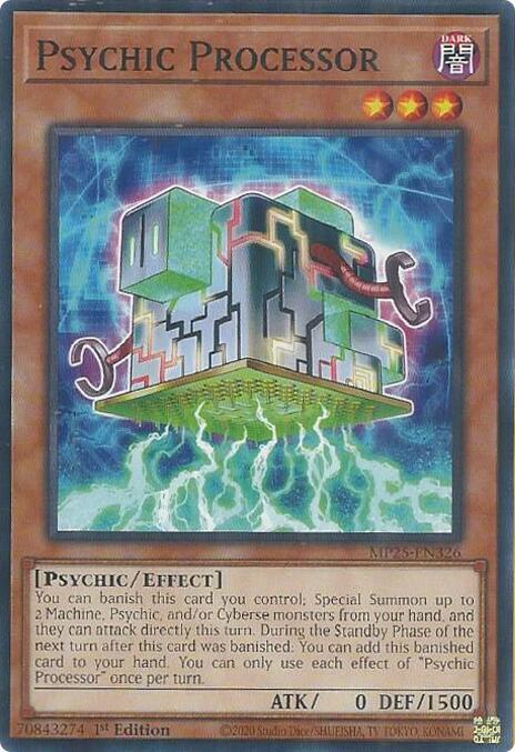 Psychic Processor MP25-EN326 card from 2025 Mega-Pack