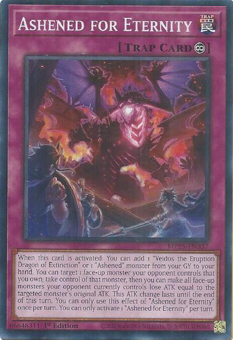 Ashened for Eternity MP25-EN337 card from 2025 Mega-Pack