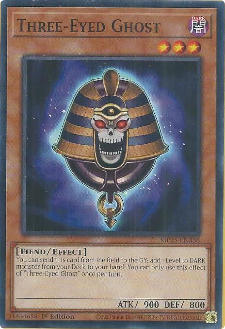 Three-Eyed Ghost MP25-EN338 card from 2025 Mega-Pack