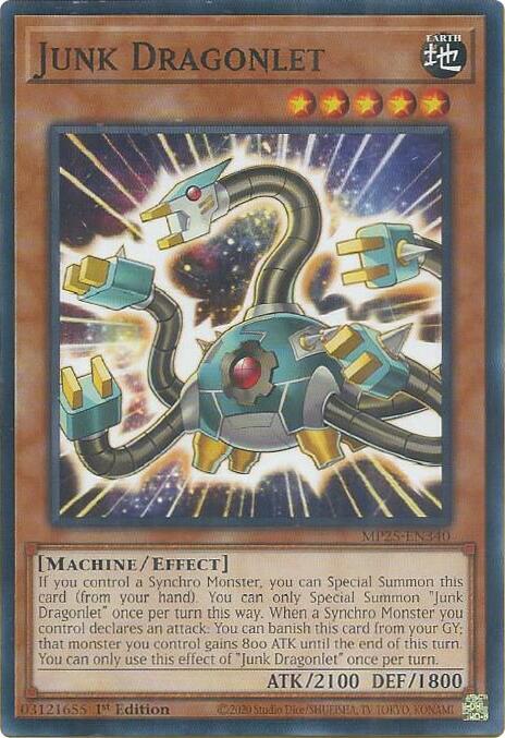 Junk Dragonlet MP25-EN340 card from 2025 Mega-Pack