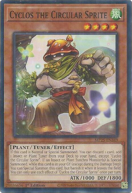 Cyclos the Circular Sprite MP25-EN349 card from 2025 Mega-Pack