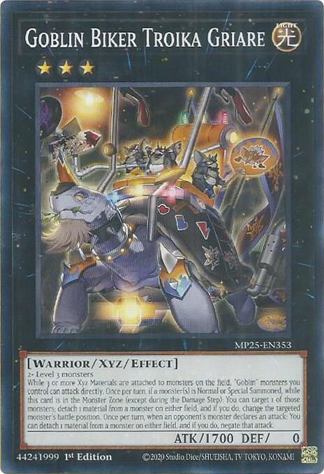 Goblin Biker Troika Griare MP25-EN353 card from 2025 Mega-Pack
