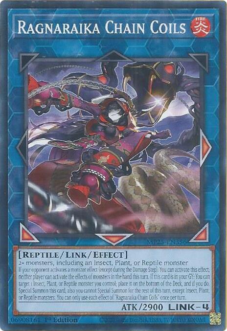 Ragnaraika Chain Coils MP25-EN356 card from 2025 Mega-Pack