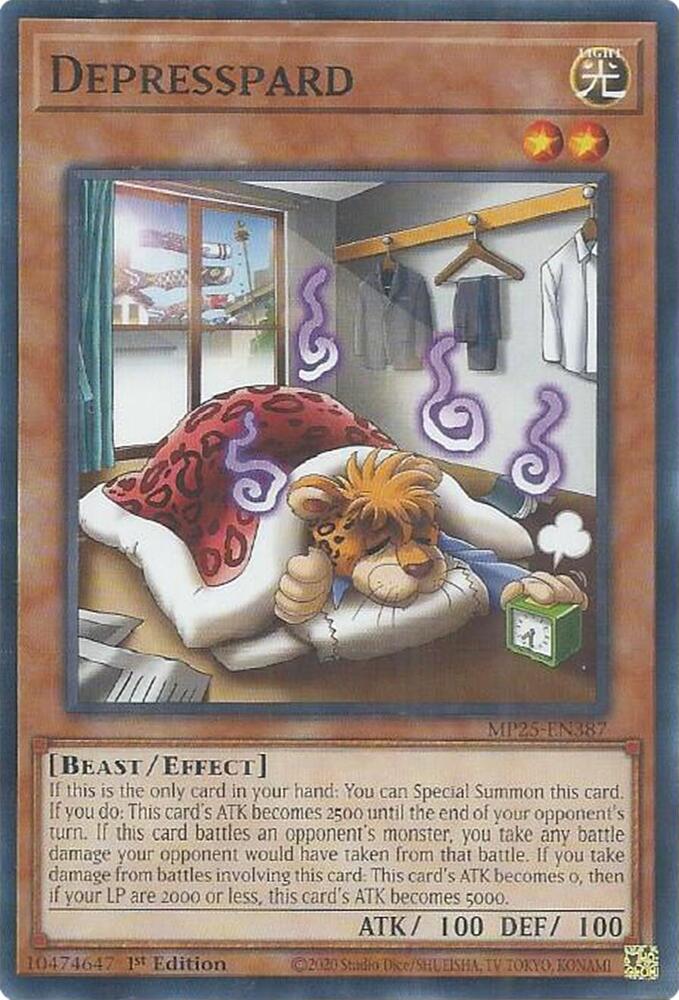 Depresspard MP25-EN387 card from 2025 Mega-Pack
