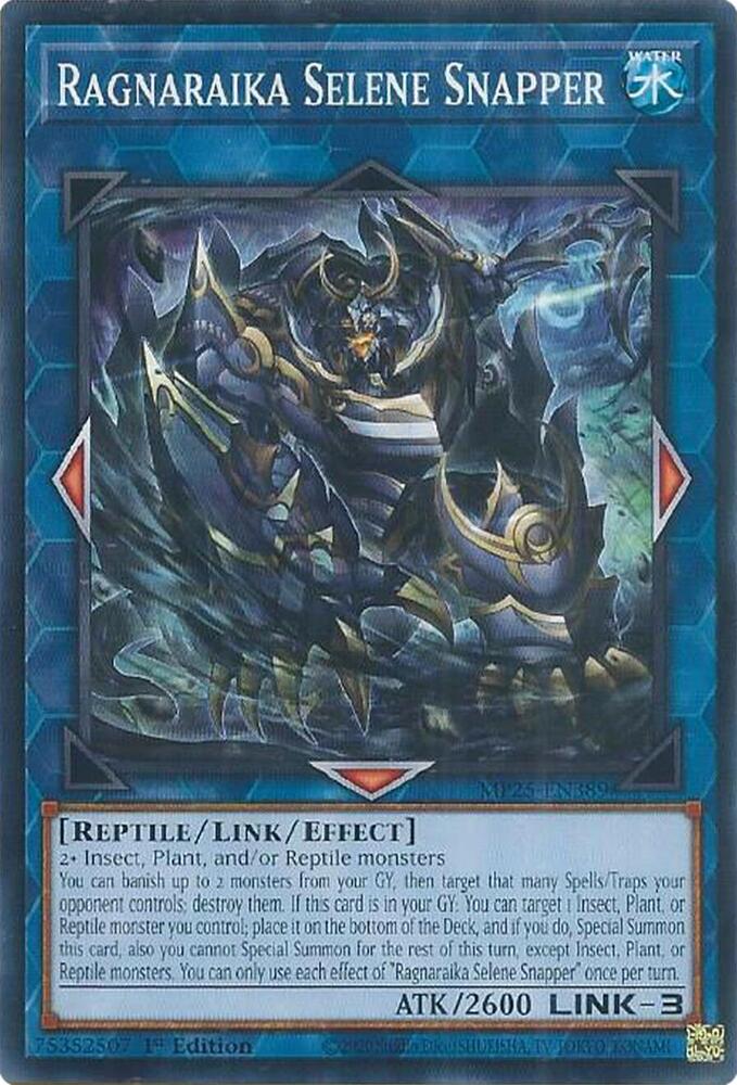 Ragnaraika Selene Snapper MP25-EN389 card from 2025 Mega-Pack