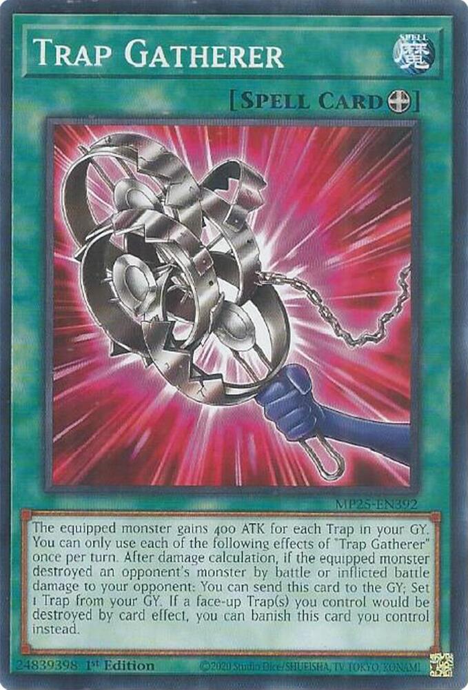 Trap Gatherer MP25-EN392 card from 2025 Mega-Pack