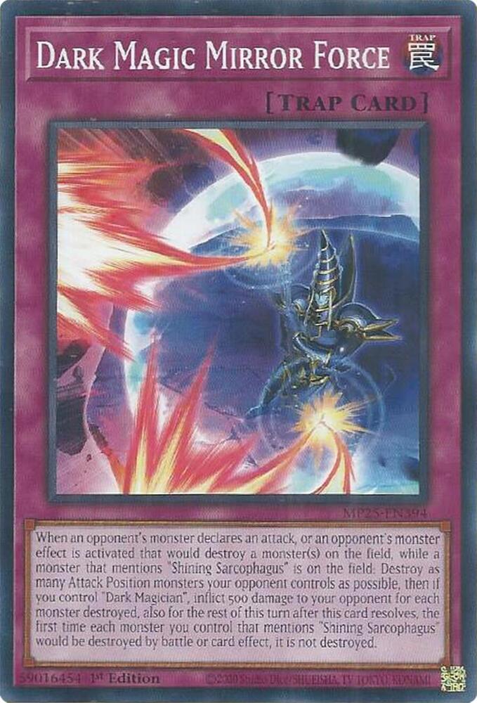 Dark Magic Mirror Force MP25-EN394 card from 2025 Mega-Pack
