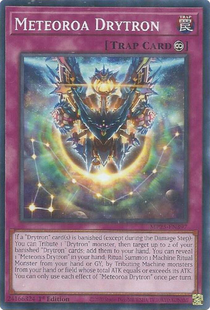 Meteoroa Drytron MP25-EN397 card from 2025 Mega-Pack