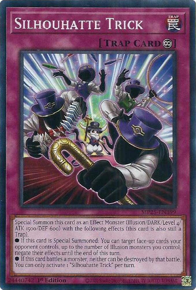 Silhouhatte Trick MP25-EN399 card from 2025 Mega-Pack