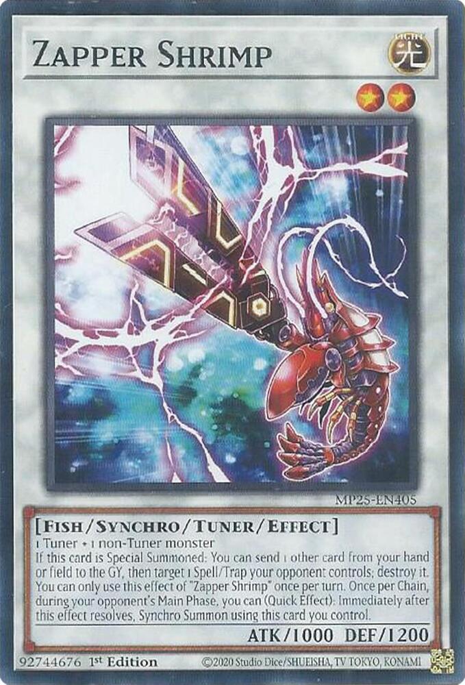 Zapper Shrimp MP25-EN405 card from 2025 Mega-Pack