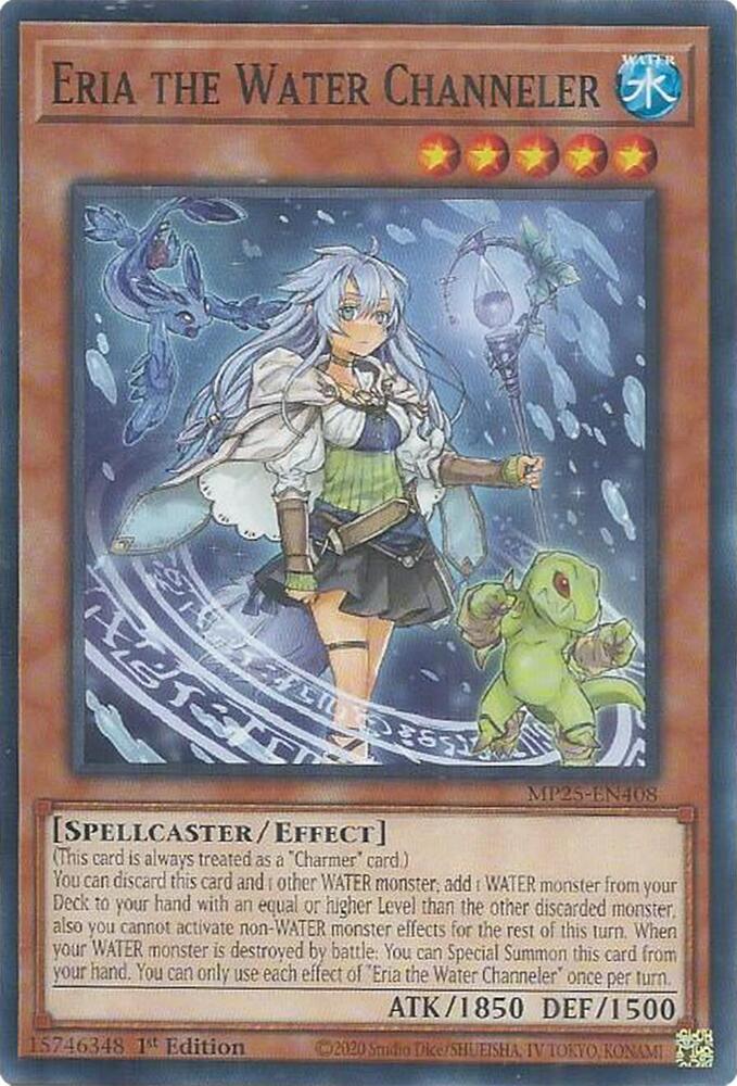 Eria the Water Channeler MP25-EN408 card from 2025 Mega-Pack