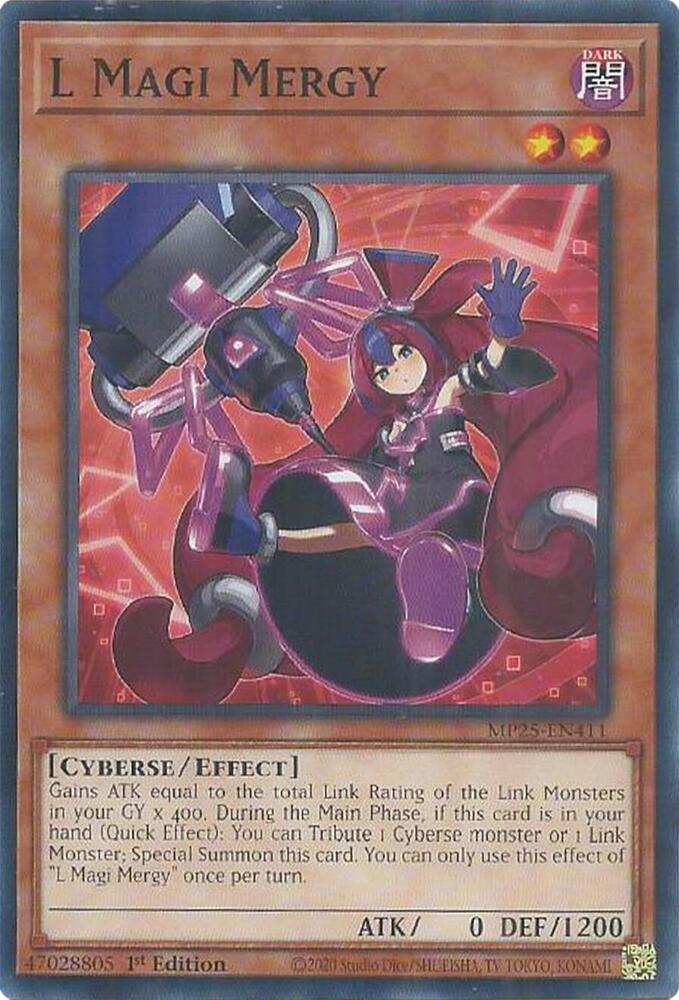 L Magi Mergy MP25-EN411 card from 2025 Mega-Pack