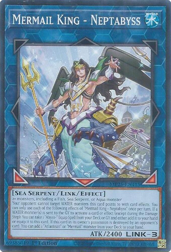 Mermail King - Neptabyss MP25-EN415 card from 2025 Mega-Pack