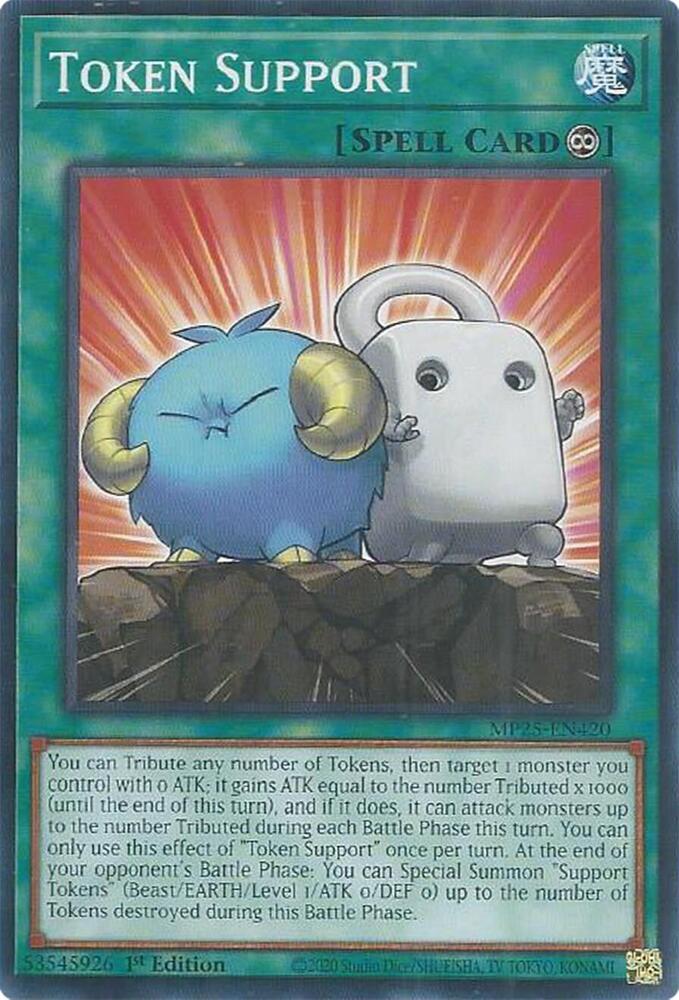 Token Support MP25-EN420 card from 2025 Mega-Pack