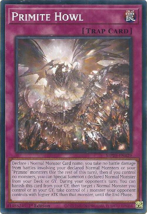 Primite Howl MP25-EN429 card from 2025 Mega-Pack
