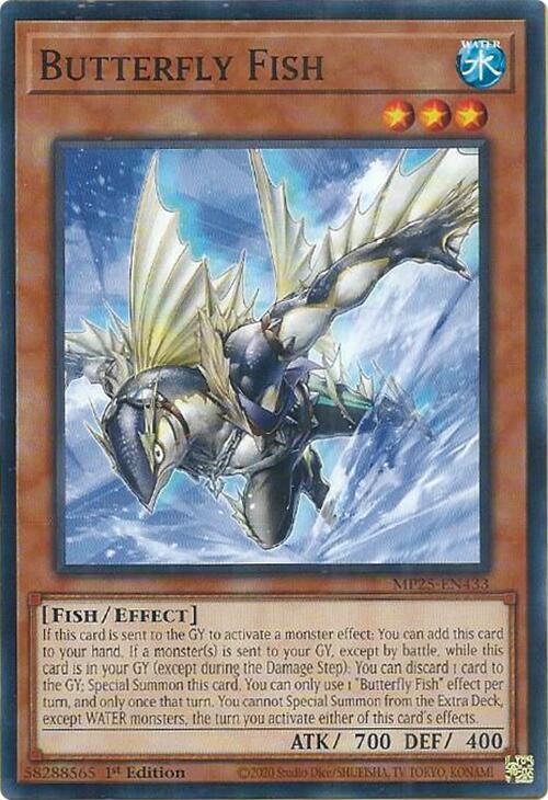 Butterfly Fish MP25-EN433 card from 2025 Mega-Pack