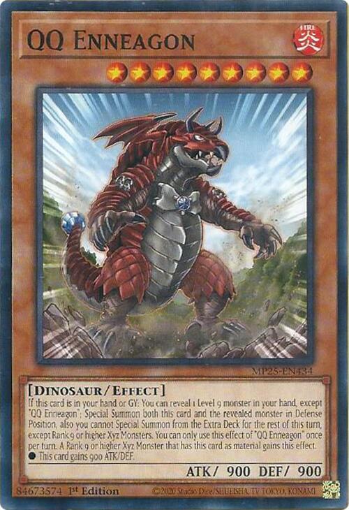QQ Enneagon MP25-EN434 card from 2025 Mega-Pack