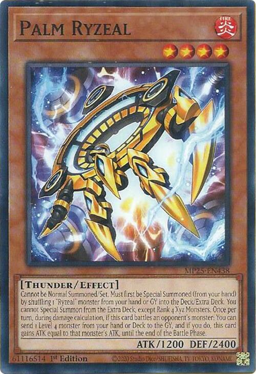 Palm Ryzeal MP25-EN438 card from 2025 Mega-Pack