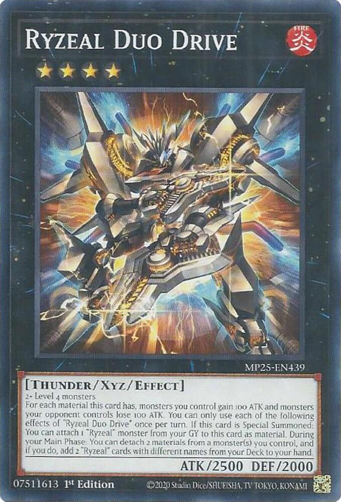 Ryzeal Duo Drive MP25-EN439 card from 2025 Mega-Pack