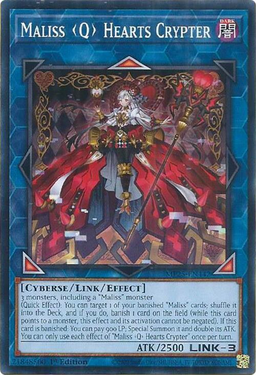 Maliss Q Hearts Crypter MP25-EN442 card from 2025 Mega-Pack