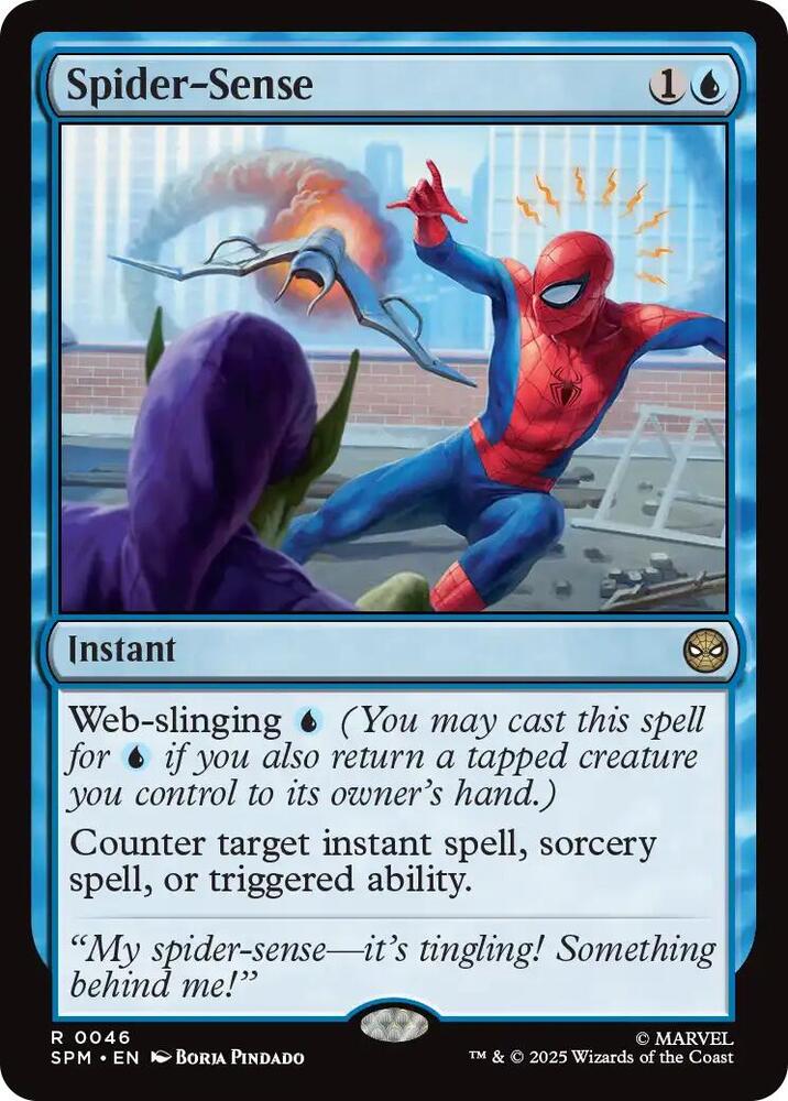 Spider-Sense 46 card from Marvel's Spider-Man