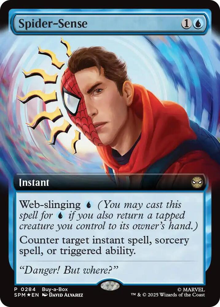 Spider-Sense (Extended Art) 284 card from Buy-A-Box Promos
