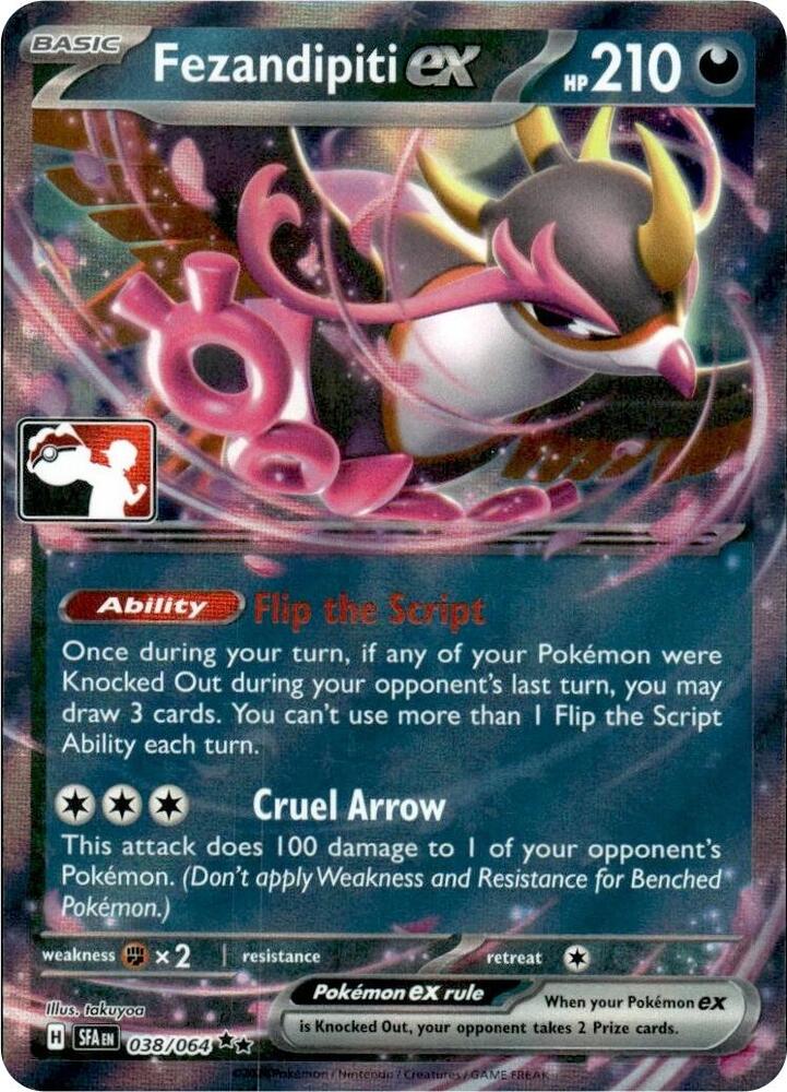 Fezandipiti ex (Series 7) 038/064 card from Prize Pack Series Cards