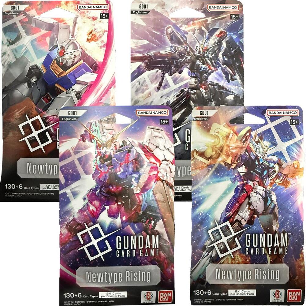 Newtype Rising Sleeved Booster Pack Art Bundle [Set of 4] card from Newtype Rising