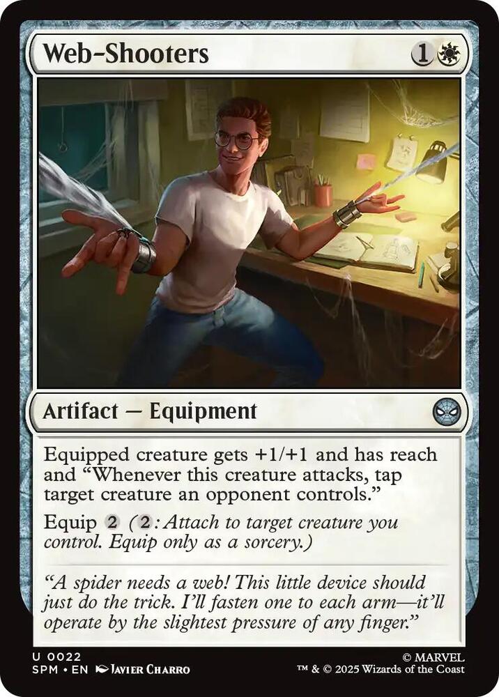 Web-Shooters 22 card from Marvel's Spider-Man