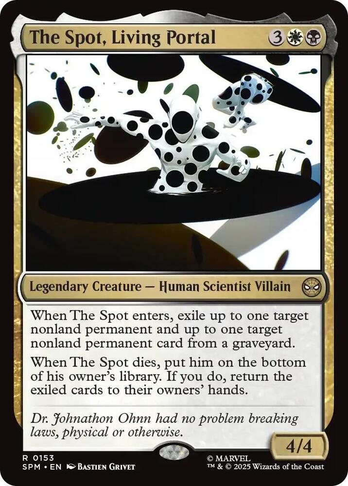 The Spot, Living Portal 153 card from Marvel's Spider-Man