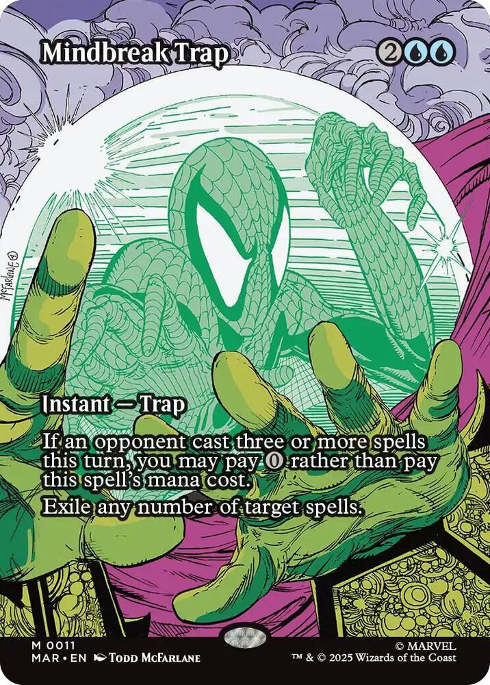 Mindbreak Trap (Borderless) 11 card from Marvel Universe Eternal-Legal