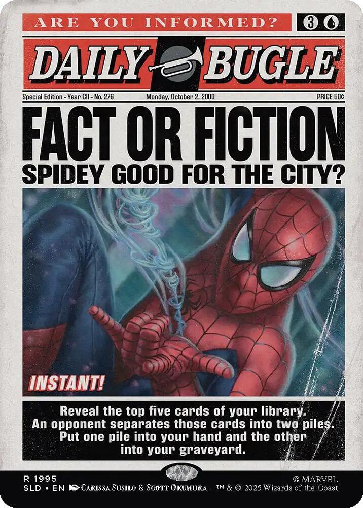 Fact or Fiction 1995 card from Secret Lair Drop Series