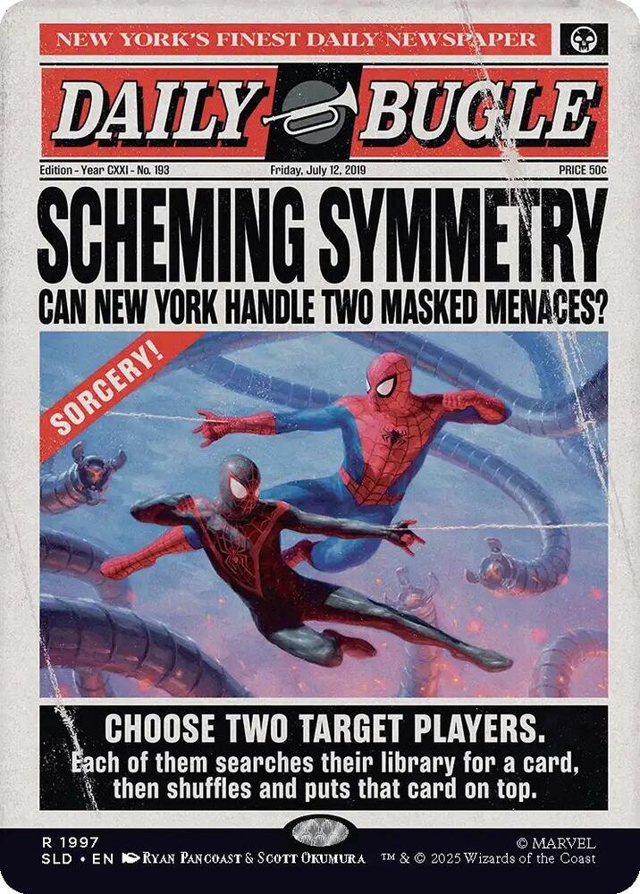 Scheming Symmetry 1997 card from Secret Lair Drop Series