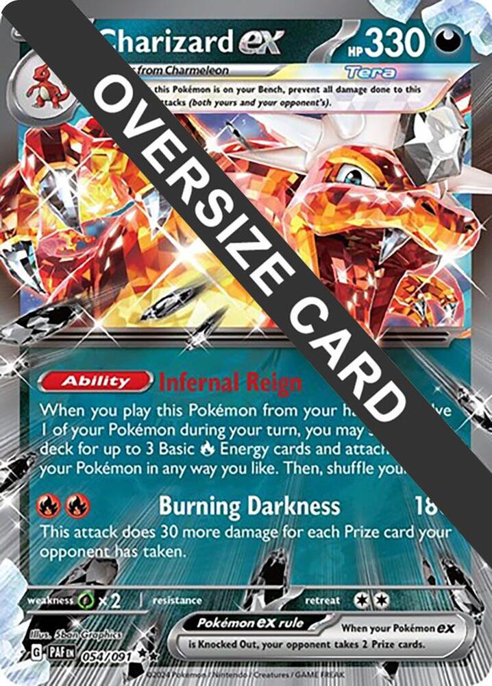 Charizard ex 054/091 card from Jumbo Cards