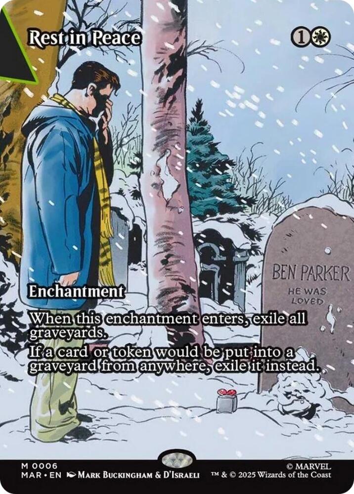 Rest in Peace (Borderless) 6 card from Marvel Universe Eternal-Legal