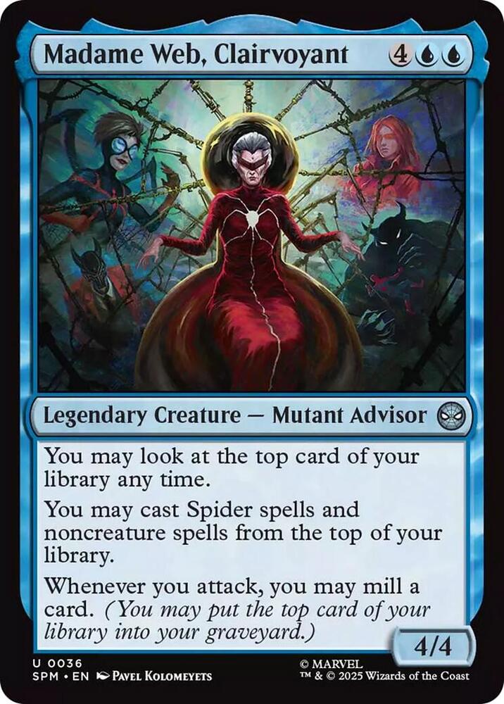 Madame Web, Clairvoyant 36 card from Marvel's Spider-Man