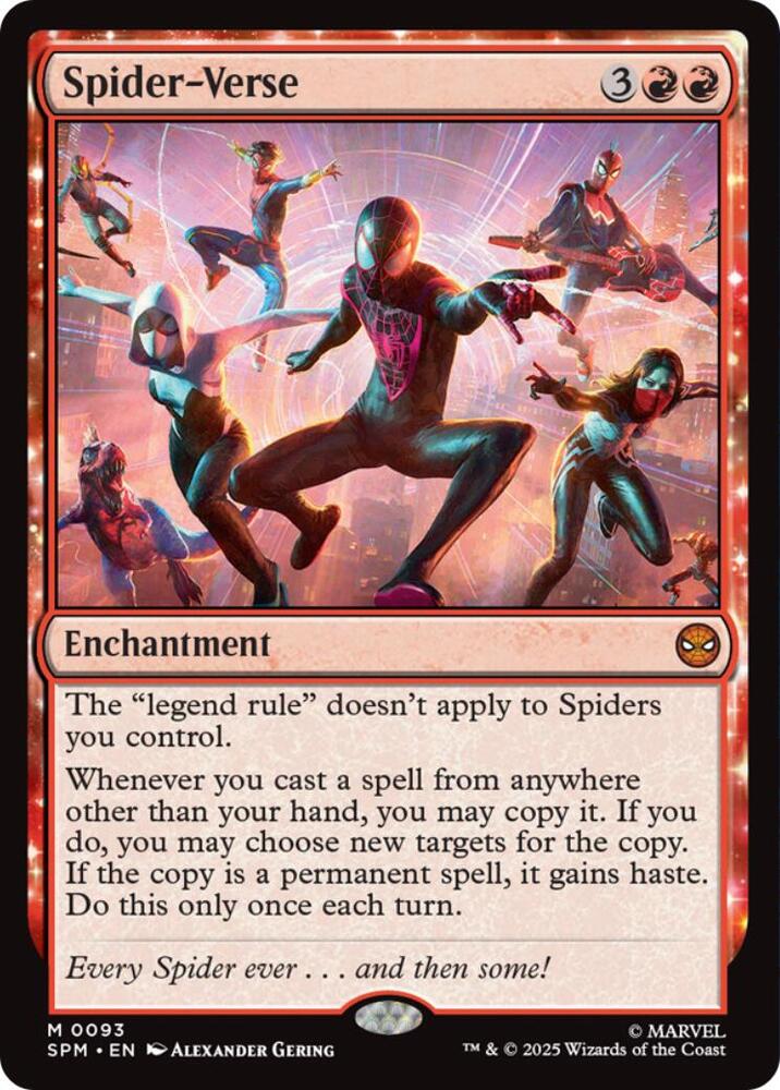 Spider-Verse 93 card from Marvel's Spider-Man