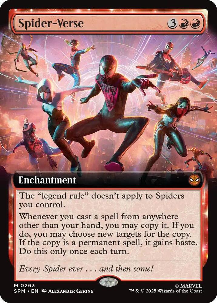 Spider-Verse (Extended Art) 263 card from Marvel's Spider-Man