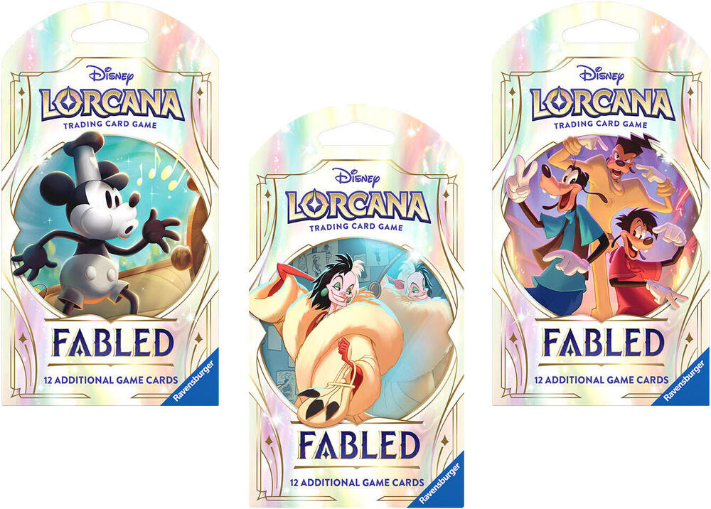 Disney Lorcana: Fabled Sleeved Booster Pack Art Bundle [Set of 3] card from Fabled