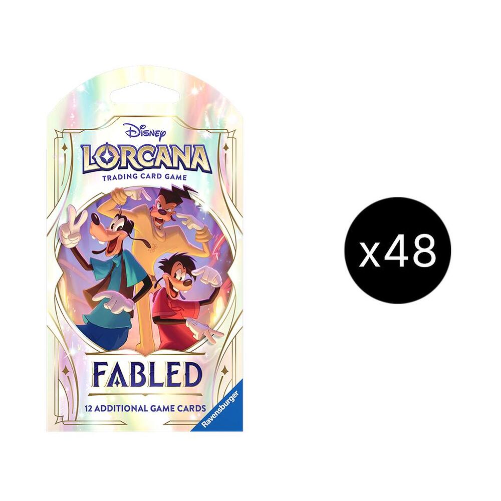 Disney Lorcana: Fabled Sleeved Booster Pack Case card from Fabled