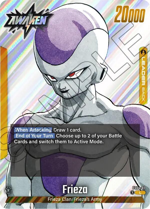 Frieza FS04-01 card from Manga Booster 02
