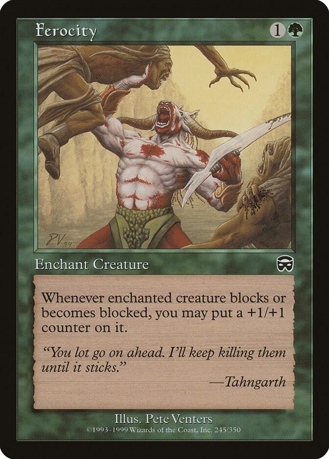 Ferocity 245 card from Mercadian Masques