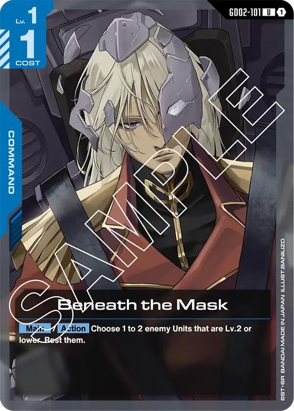 Beneath the Mask GD02-101 card from Dual Impact