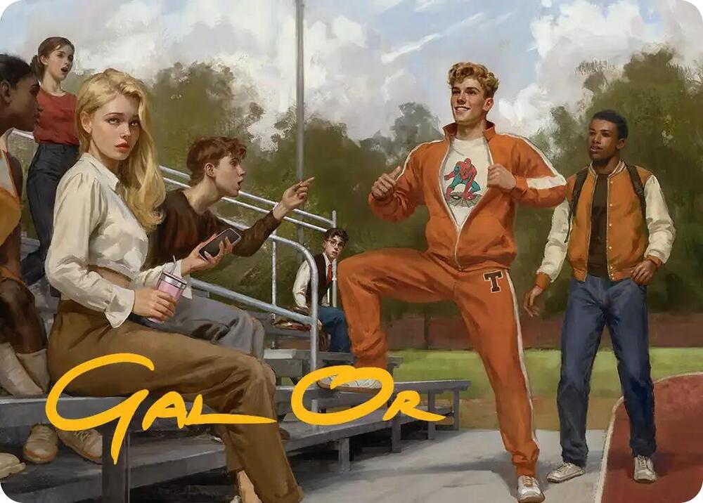 Flash Thompson, Spider-Fan Art Card (Gold-Stamped Signature) 1 card from Art Series: Marvel's Spider-Man