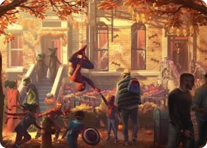 Friendly Neighborhood Art Card 2 card from Art Series: Marvel's Spider-Man